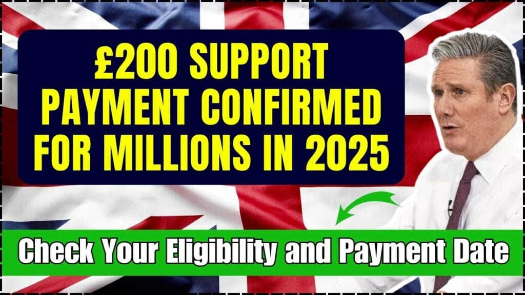 £200 Support Payment Confirmed for Millions in 2025 – Check Your Eligibility and Payment Date 1 £200 Support Payment Confirmed for Millions in 2025