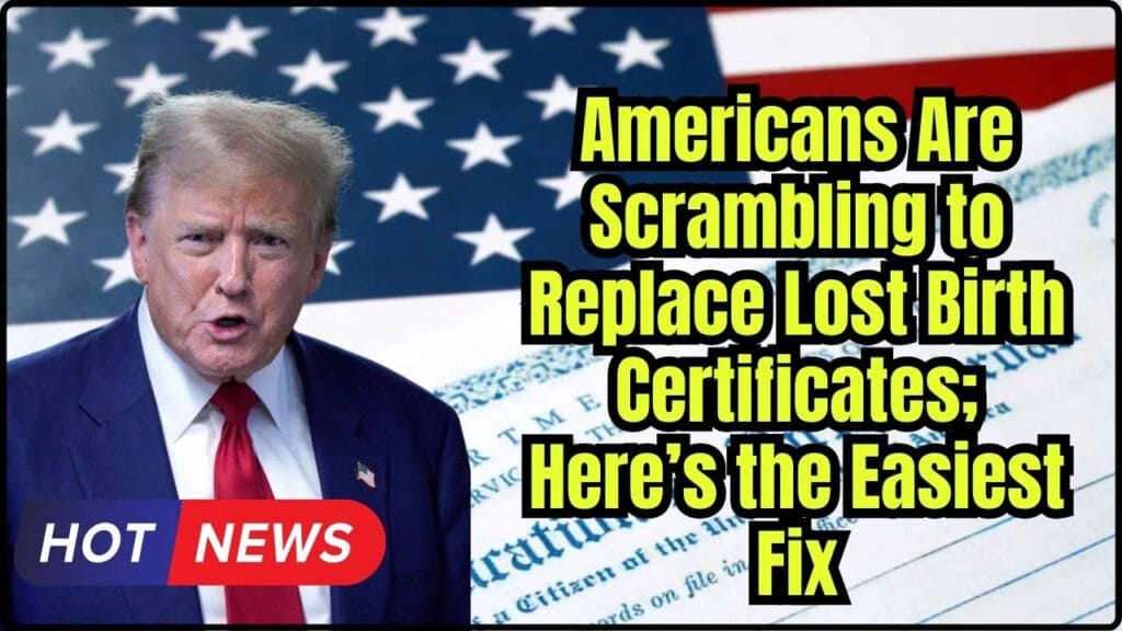 Americans Are Scrambling to Replace Lost Birth Certificates; Here’s the Easiest Fix 1 Americans Are Scrambling to Replace Lost Birth Certificates
