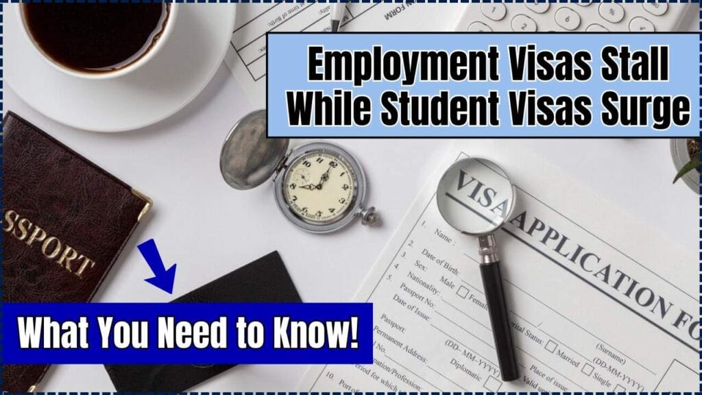 Employment Visas Stall While Student Visas Surge – What You Need to Know! 1 Employment Visas Stall While Student Visas Surge