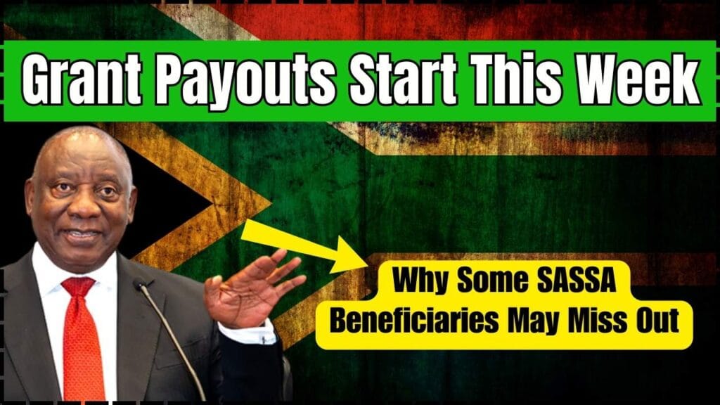 Grant Payouts Start This Week; Why Some SASSA Beneficiaries May Miss Out 1 Grant Payouts Start This Week