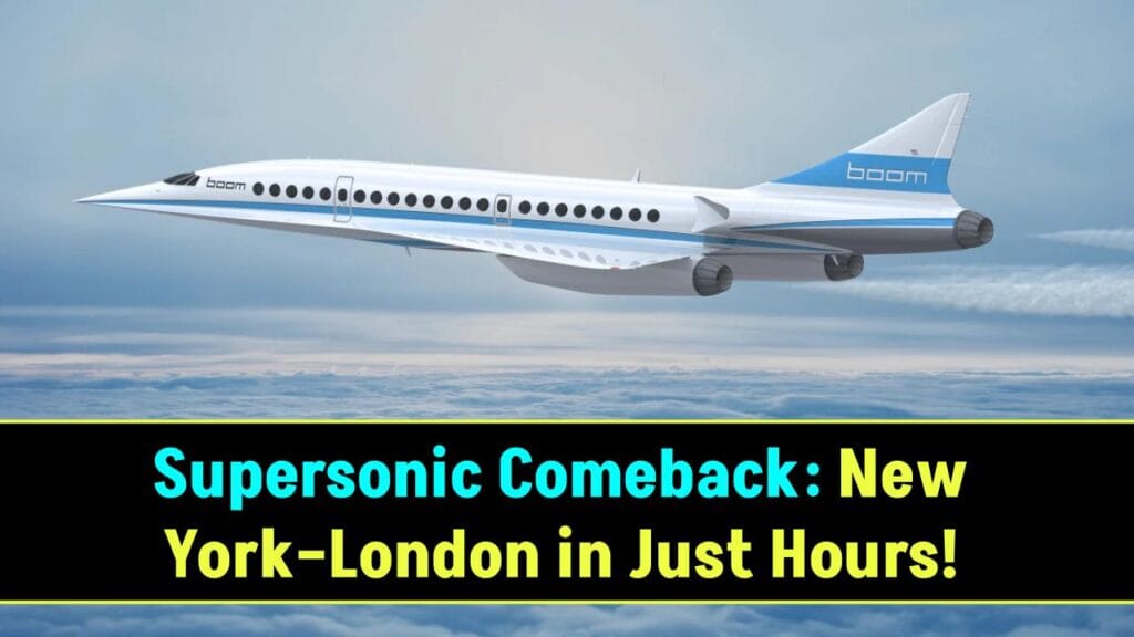 Fly London to New York in Just 3.5 Hours? Supersonic Travel Closer Than You Think 1 Fly London to New York in Just 3.5 Hours? Supersonic Travel Closer Than You Think