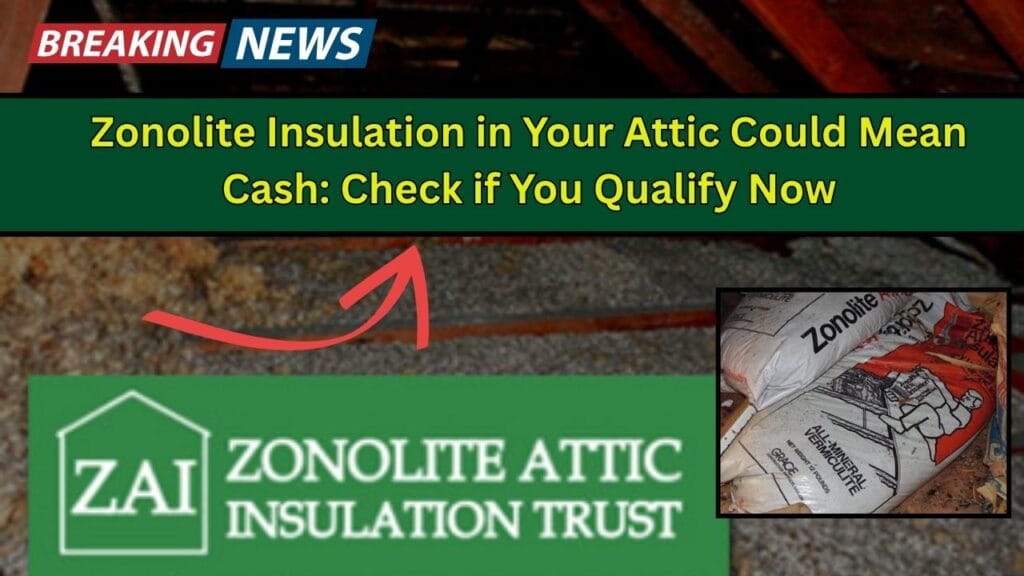 Zonolite Insulation in Your Attic Could Mean Cash: Check if You Qualify Now 1 Zonolite Insulation in Your Attic Could Mean Cash